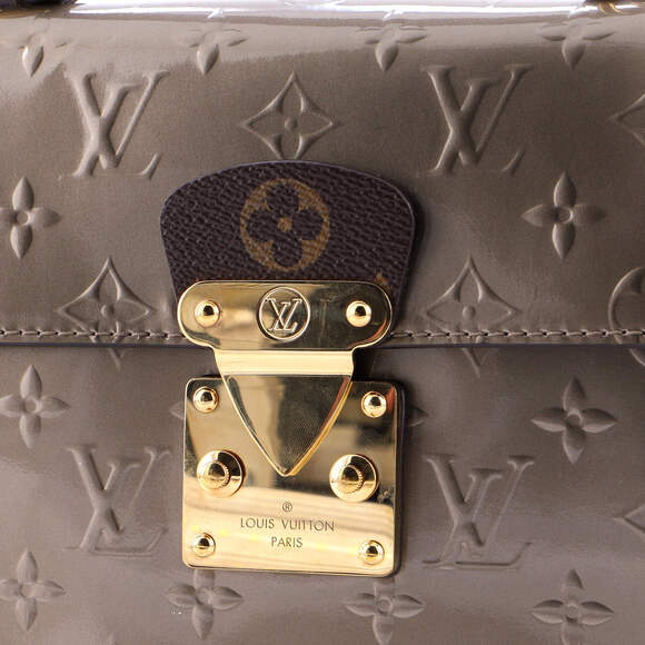 Louis Vuitton Spring Street NM Handbag Monogram Vernis with Monogram Canvas - Picture 6 of 6